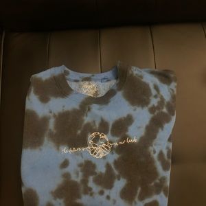 Tie dye crew neck